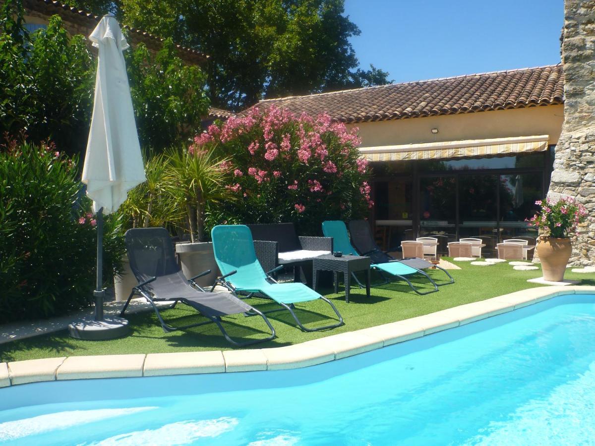 Logis Hotel La Bastide Saint Bach Suze-la-Rousse Exterior foto