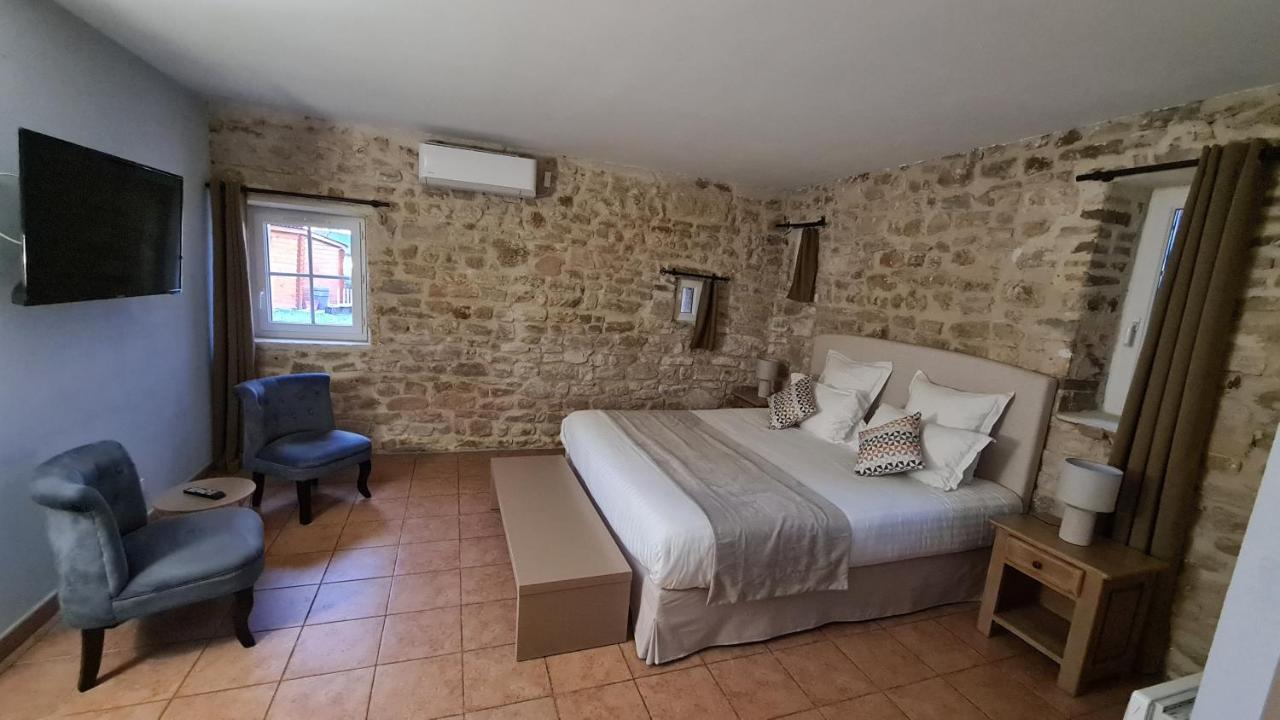 Logis Hotel La Bastide Saint Bach Suze-la-Rousse Exterior foto