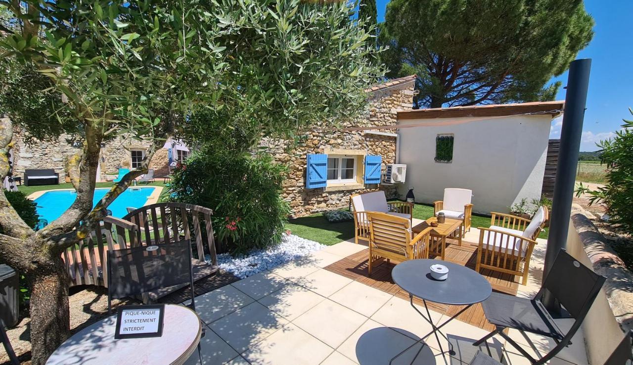 Logis Hotel La Bastide Saint Bach Suze-la-Rousse Exterior foto