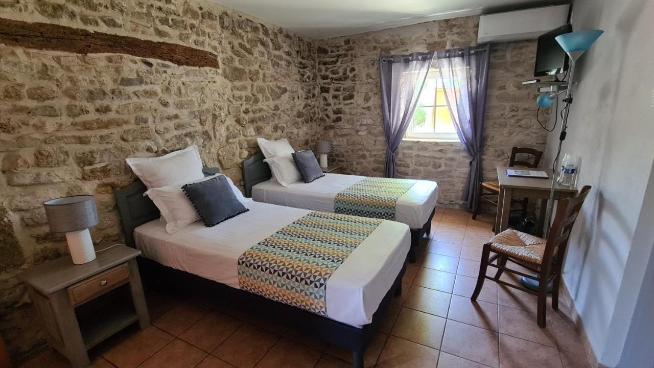 Logis Hotel La Bastide Saint Bach Suze-la-Rousse Exterior foto